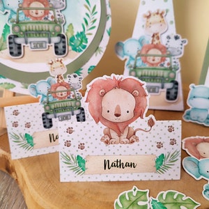 Marque place safari (lot de 5)