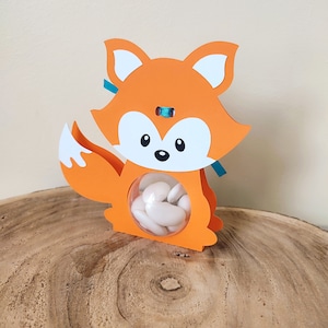 Boite dragées thème renard