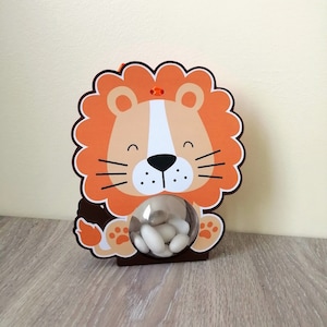 Boite dragées lion