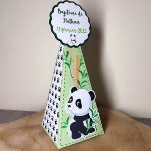 Boite dragées panda