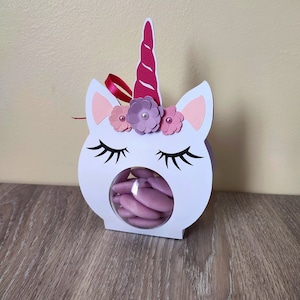 contenants/boites dragées licorne