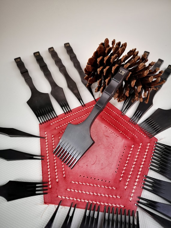High Quality Steel French Style Leather Craft Pricking Irons