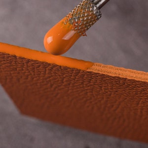 Leathercraft Tool Dual-Ended Leather Edge Dye and Paint Roller Pen  Applicator Tool, for Dyeing and Painting Leatherwork