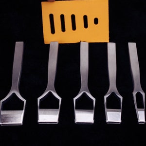 Gürtelgurt Locher Leder Leder Handarbeit Handarbeit Oval Craft Form Clutch Stitching Öse Cutter