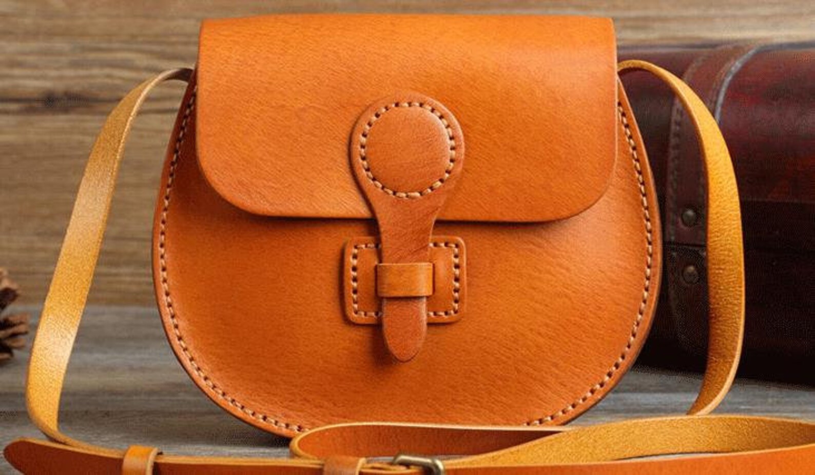 Shoulder Bag Pattern/saddle Bag Pattern / Leathercraft Etsy