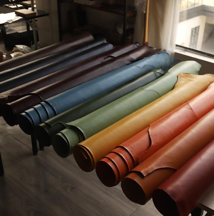 Full Grain VegTanned Leather Piece Cowhide Leather Craft DIY Etsy