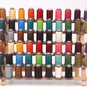 0.55mm Round Waxed Thread Leather Hand Sewing Stiching Cord