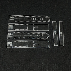 Leather Craft Acrylic Watch Strap Band Stencil Template Tool DIY Acrylic Template Pattern stencil Leather