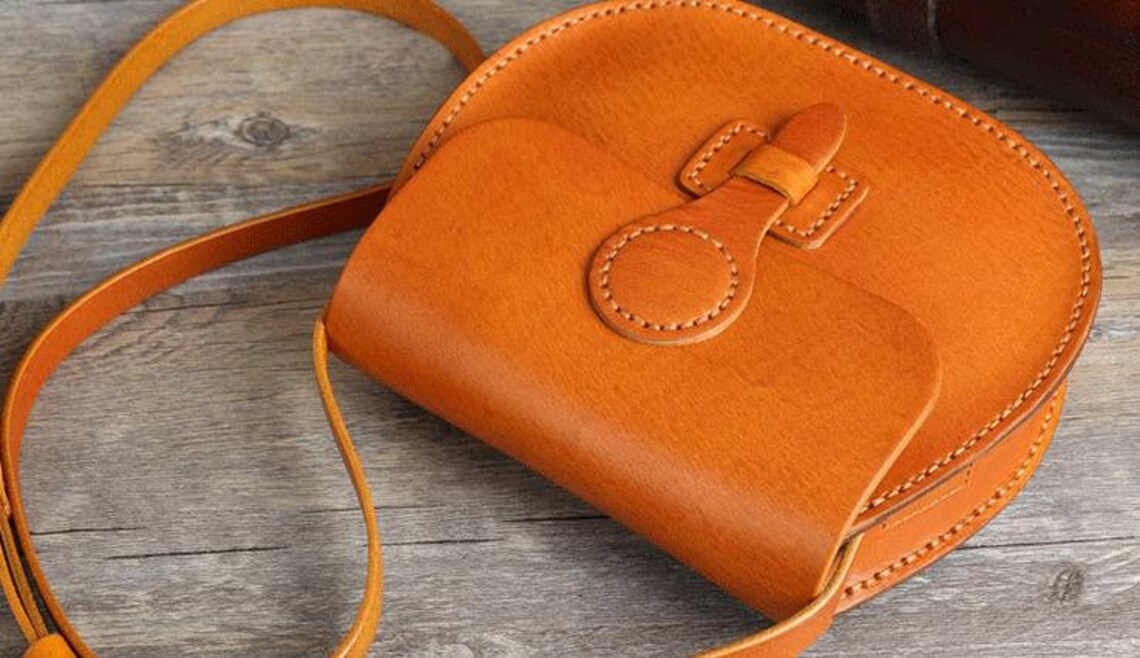 Shoulder Bag Pattern/saddle Bag Pattern / Leathercraft Etsy