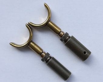 Metal Dual Bearing Swivel Carving Knife retro bronze color Leather craft Tool DIY Blade Tool