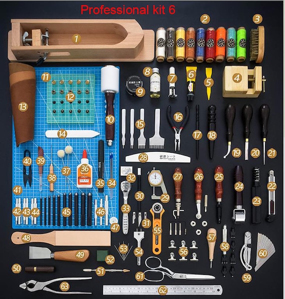 Professional Basic Tools for Leather Craft Sewing DIY Hand