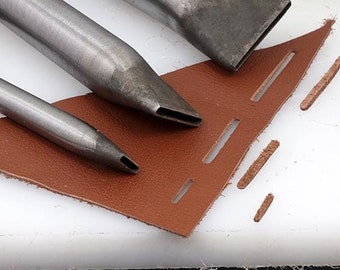 Leathercraft Oblong Slot Hole Punch Belt Strap Handbag Cutter Stitching Leather Craft Tool 2mm