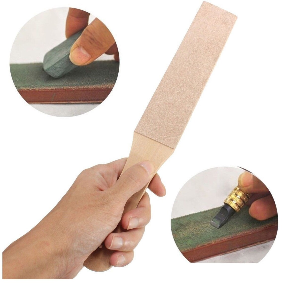 Dual Sided Leather Blade Strop Knife Sharpener Sharpening Etsy