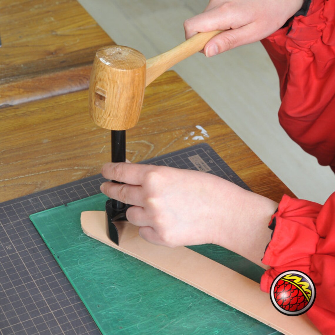 Leathercraft Japan Kyoshin Elle V Shape Belt Strap Punch Cut Etsy