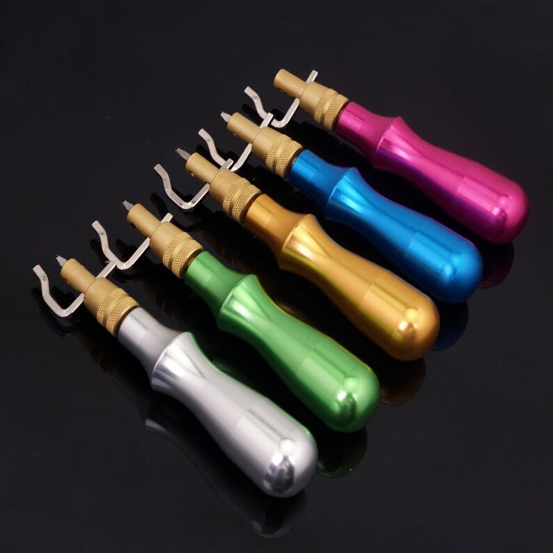 5 in 1 Adjustable Leather Edge Stitching Groover Set Crease Etsy