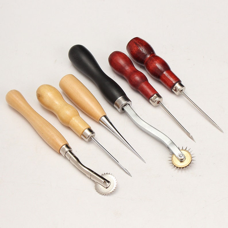 13pcs Leather Craft Hand Stitching Sewing Tool Thread Awl Etsy