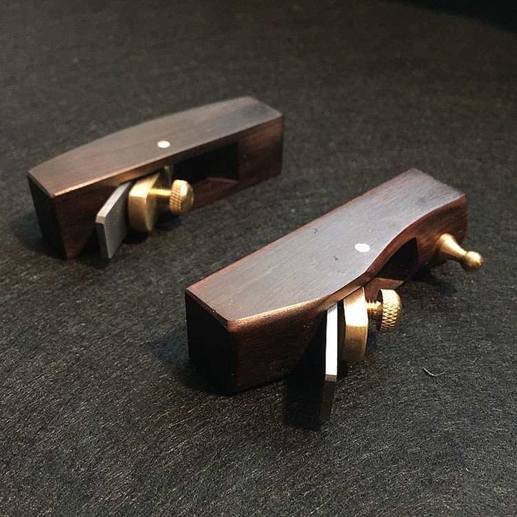Wooden Leather Splitter / Hand Planer Tool - Portable Leather Thinner & Edge Beveler For Crafting, Smoothing, And Polishing (Size: 7.8x3.5x2 Cm)