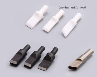 Acciaio /Nano-Ceramica Lama per Intaglio Coltello Taglio Taglio Swivel Pelle Leathercraft Strumento Lama fai da te