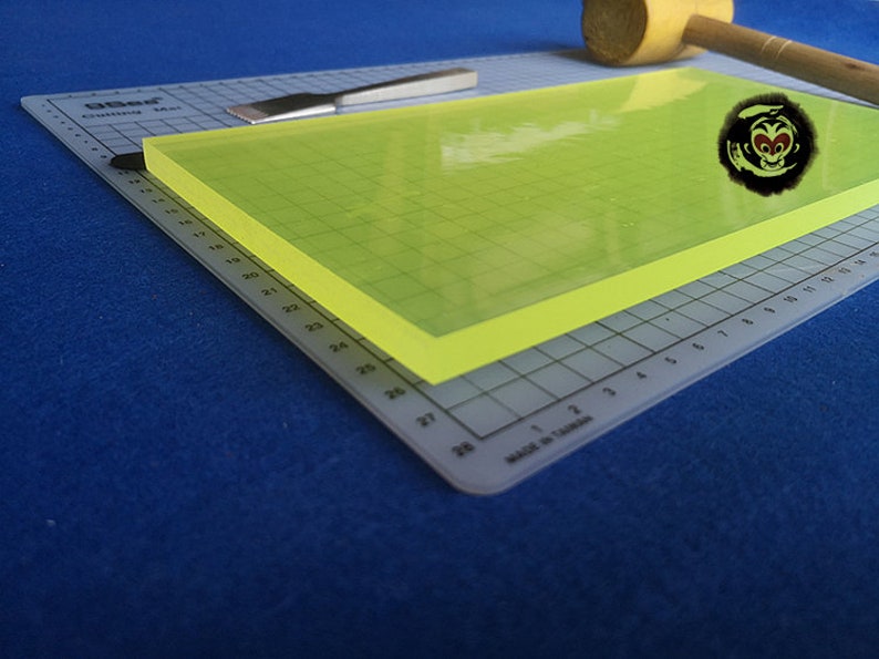 Leathercraft Cutting Board Cutting Mat Knife Plate Mallet Mat Etsy