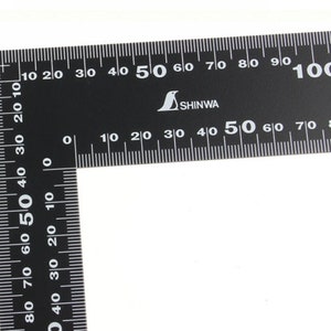 Japan SHINWA Tri Framing Set Square Right Angle Straight Edge L Ruler ...