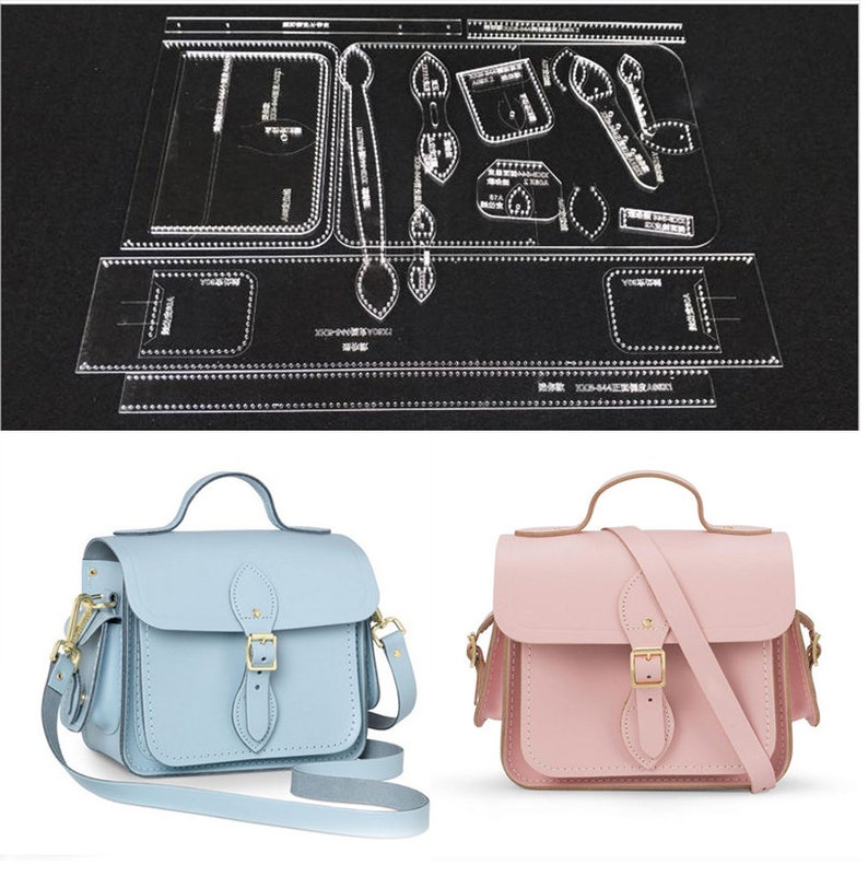 Women Handbag Shoulder bag Crossbag bag Messenger bag Acrylic Template Leather Pattern DIY