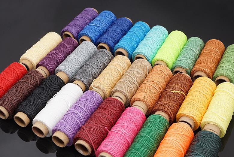 5pcs 50M 1mm Waxed Linen Wax Cotton Cord String Linen Thread - Etsy
