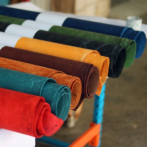 Full Grain Vegtanned Leather Piece Cowhide Leather Craft DIY Etsy