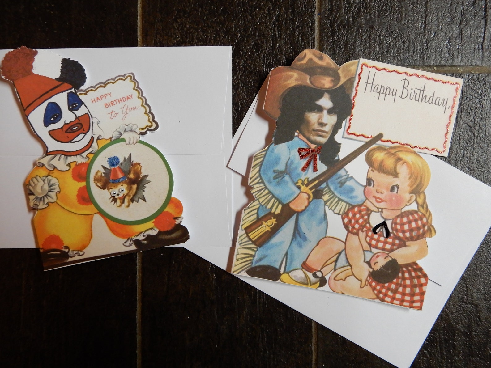 Vintage True Crime Serial Killer Birthday Cards. Set of 8 With Etsy