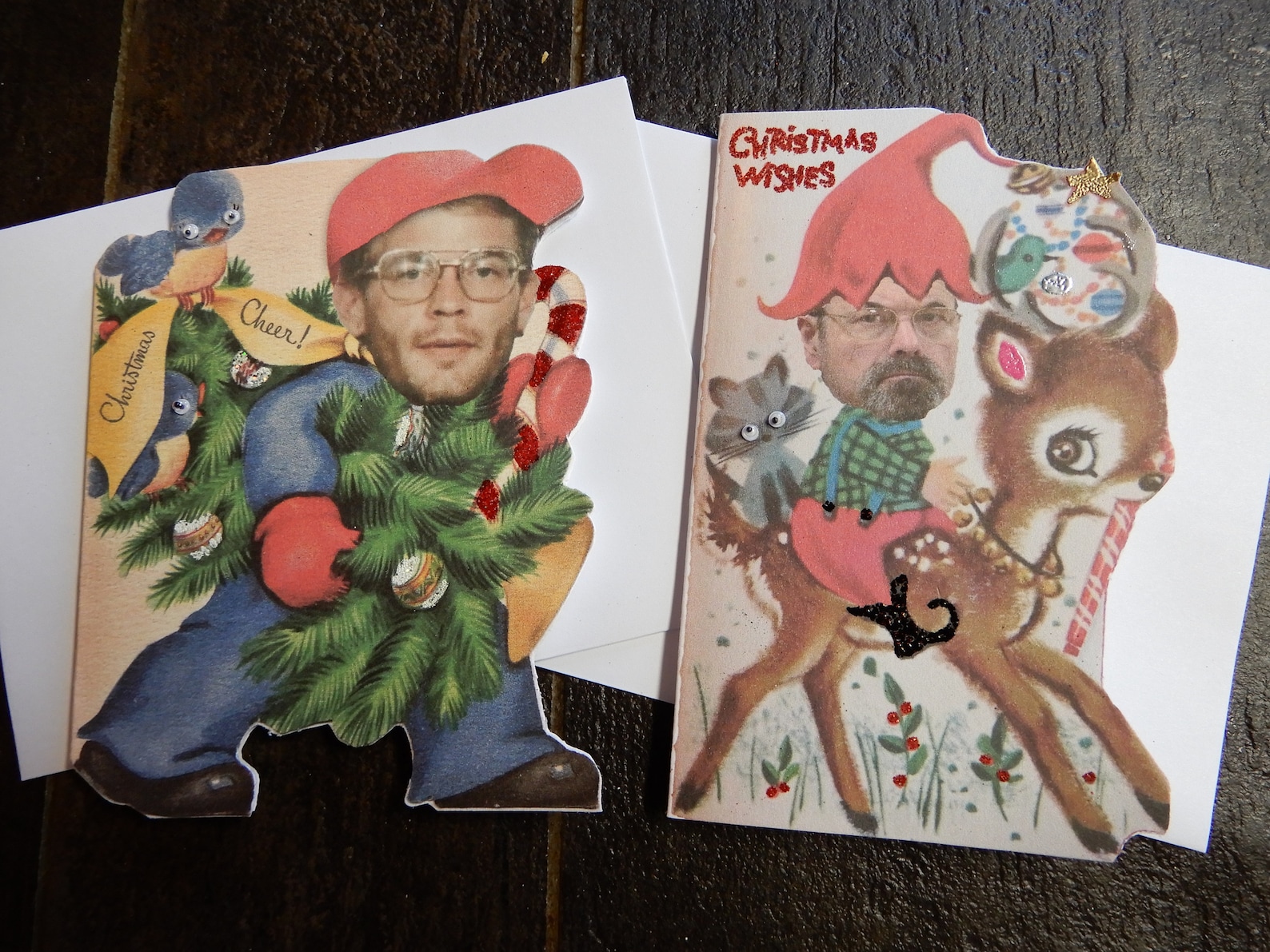 Vintage Serial Killer True Crime Christmas Cards. Set of 8 Etsy