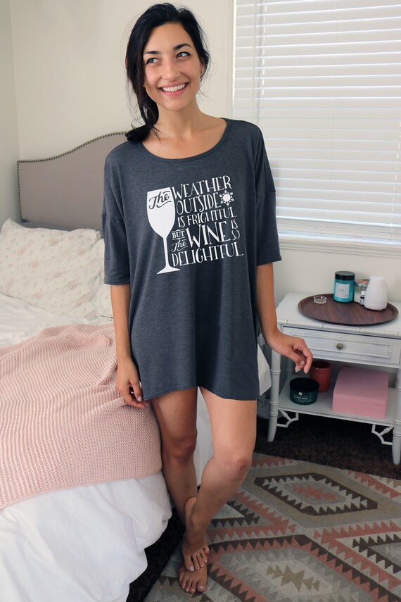 bridesmaid oversized nightshirt