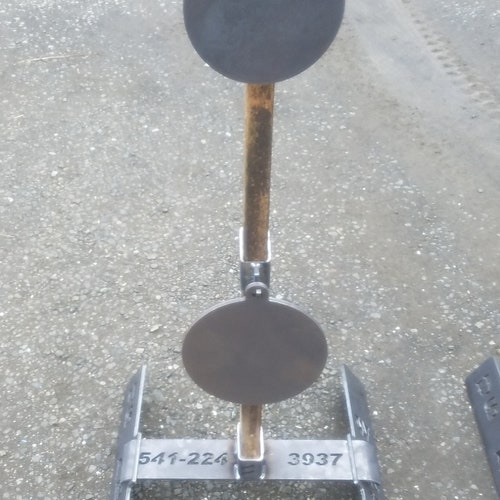 Collapsible Steel Gong Target Stand W/ 2 New Adjustable Height Etsy