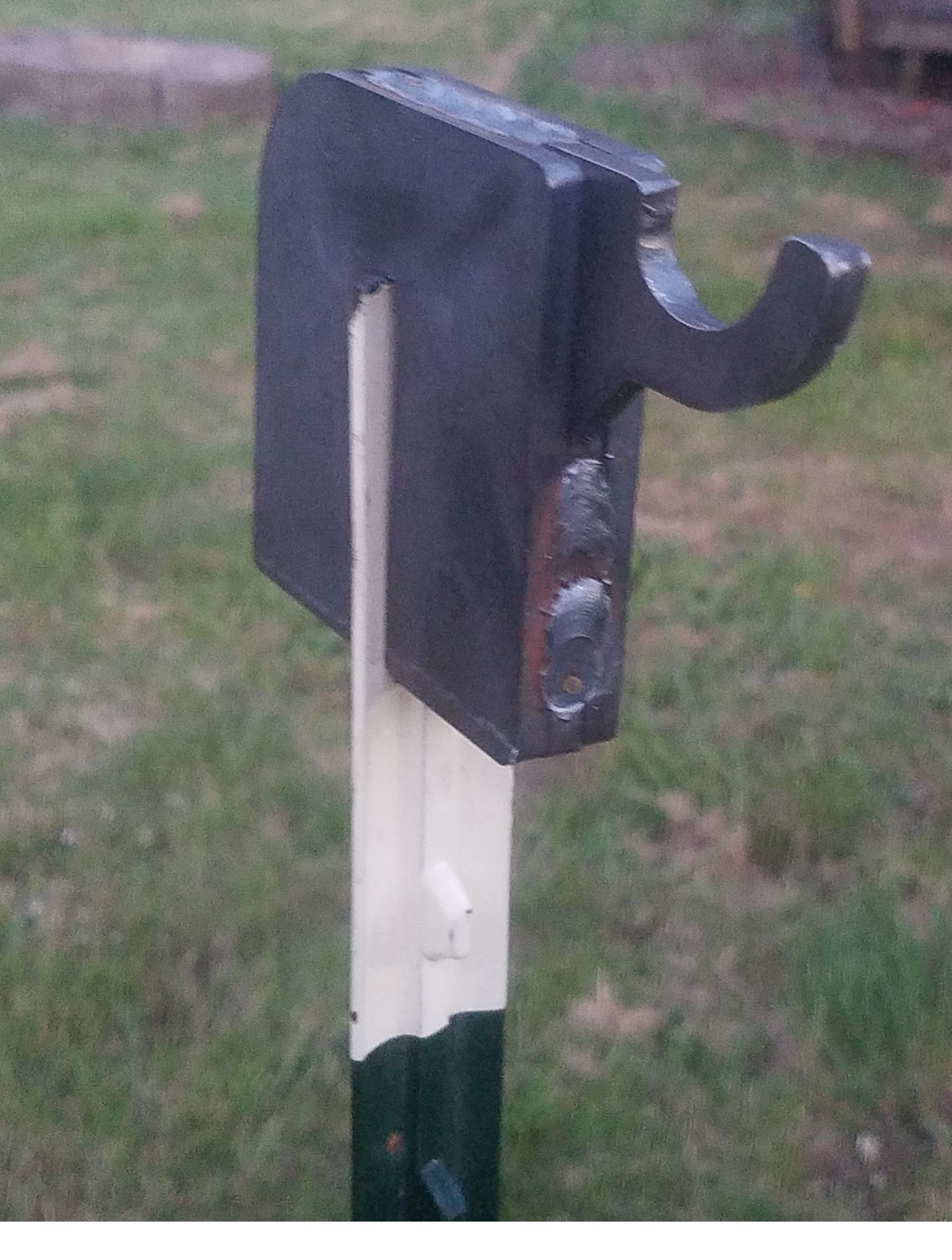 T post steel target hanger hook w/ AR500 Gong Target Etsy