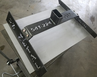 Soporte de objetivo de gong de acero y colgador para soporte de objetivo vertical de 2x4