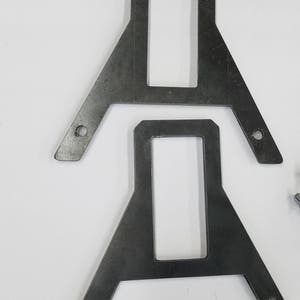 2X4 Steel Tube Bracket Ends