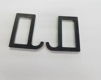 Soportes de acero de 2 x 4 estilo gancho para colgar objetivos (paquete de 10)
