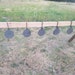6 Inch Portable Steel Challenge Plate Rack for Handgun Training With 6 ...