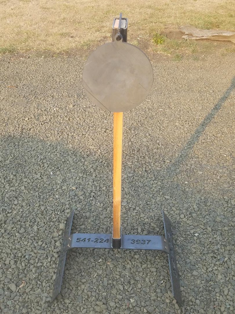 Steel Gong Target Stand and W/ 8 Inch 3/8 AR500 Gong Etsy