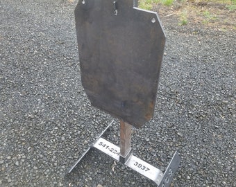 Collapsible Steel Gong Target Stand W/ Targets