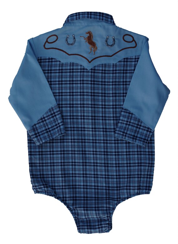 4Rodeo Western Oval Buckle Jeans for Infant Baby Toddler