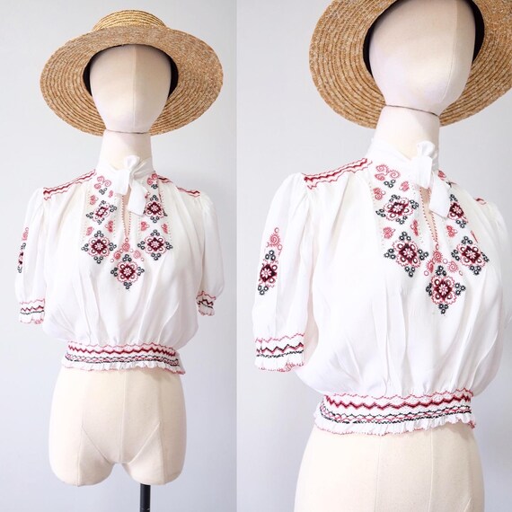 Vintage 30s Hungarian Blouse