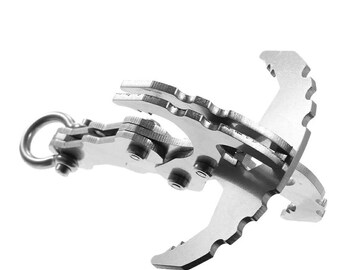 Mini grappling hook full stainless steel