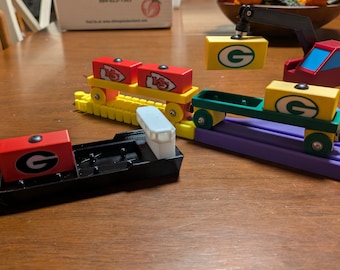 Toy Train Crane Set