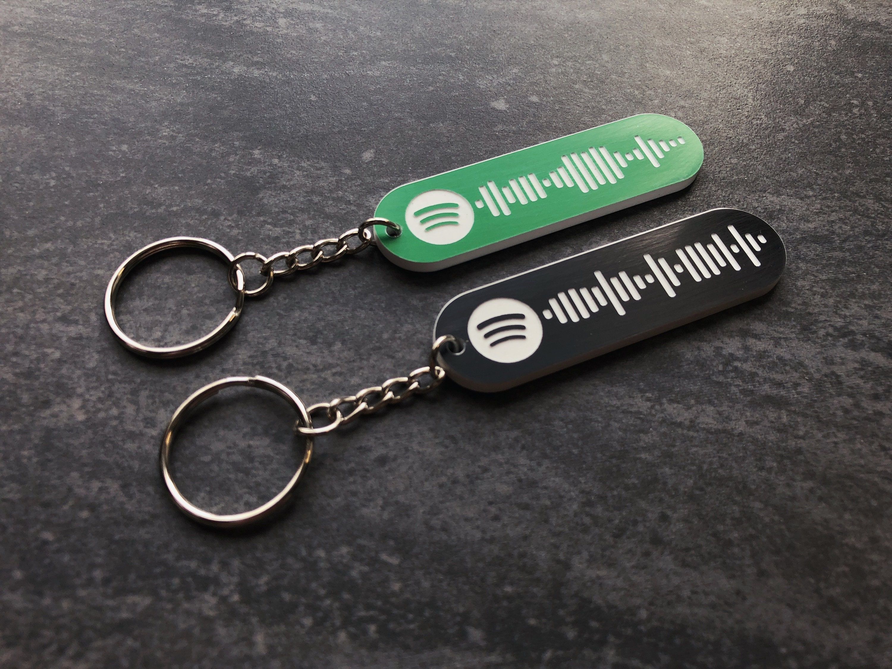 Custom Spotify Code Keychain Keyring Scannable Playlist Song | Etsy