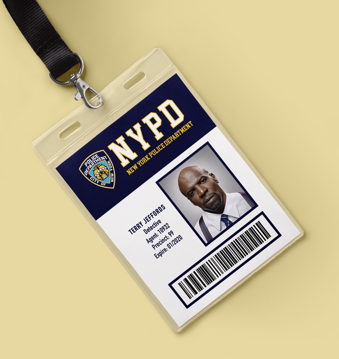 Brooklyn Nine Nine 99 NYPD ID Badge Card Halloween Prop Etsy