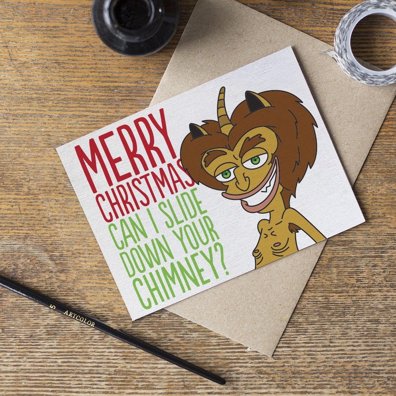 Big Mouth Christmas Card Netflix TV Show Hormone Monster ...