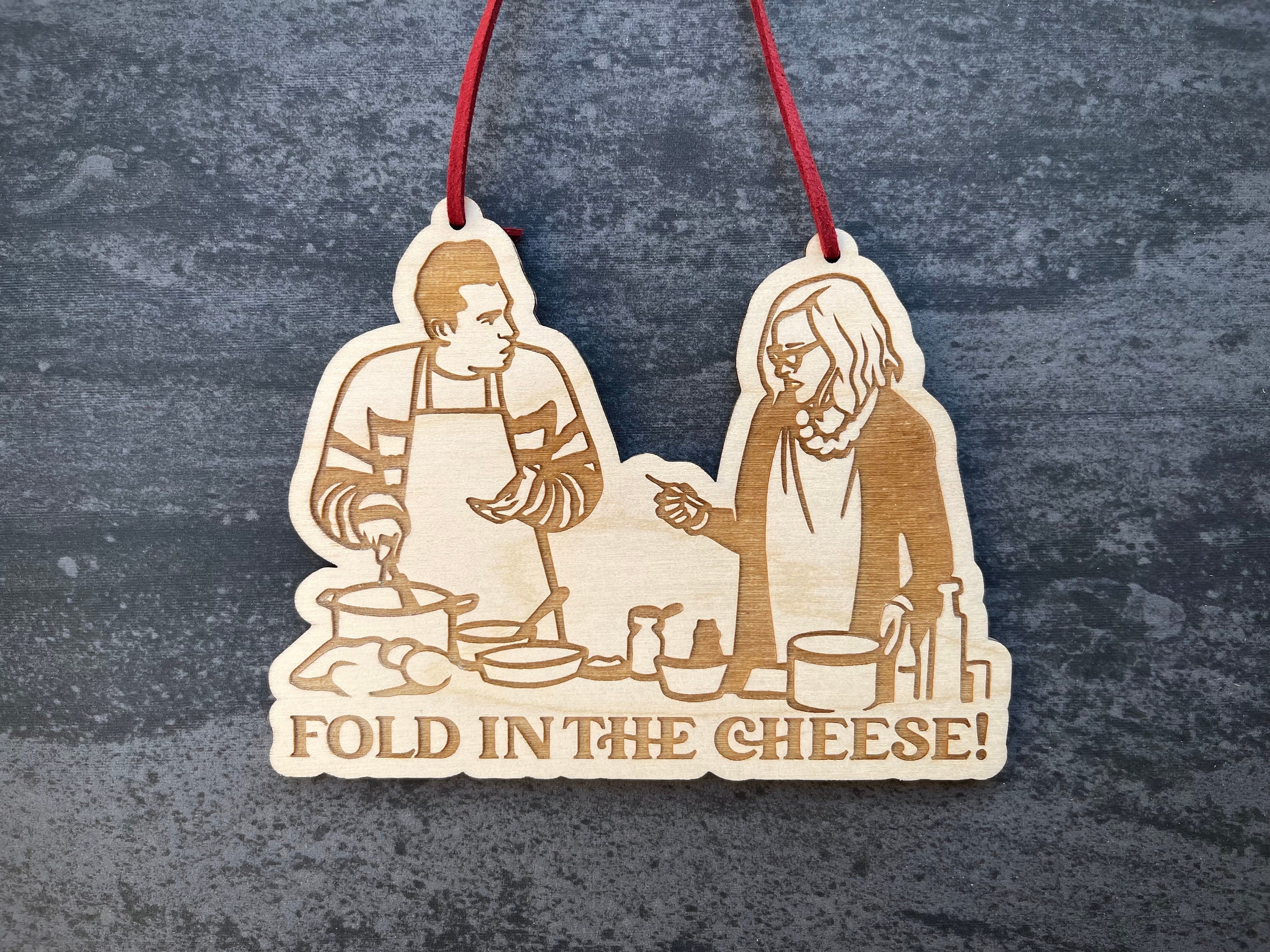 Ornaments David Moira Rose Christmas Tree Decoration Schitt's Creek Wood Ornament Fold in the