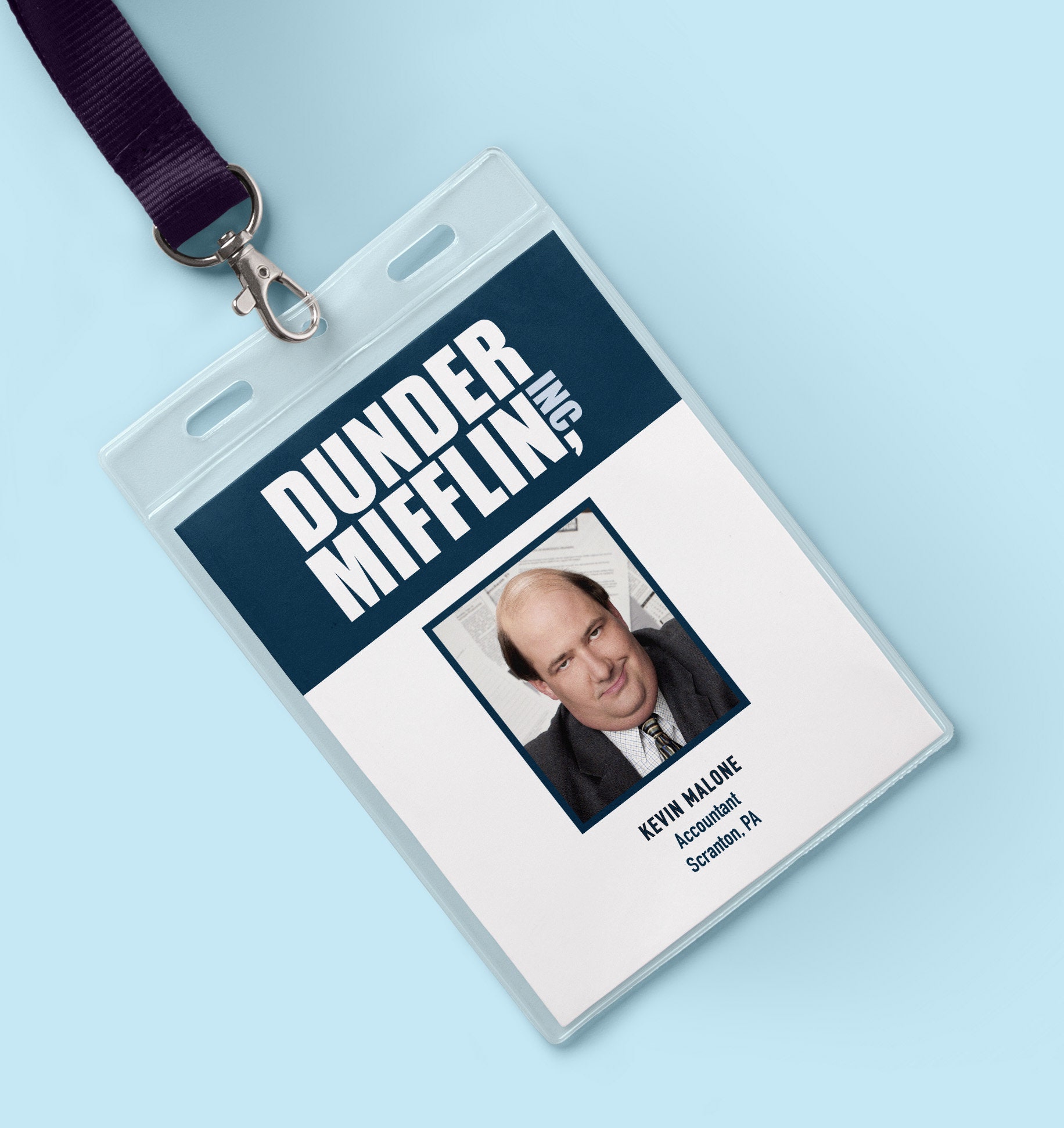 The Office TV Show ID Badge Card Halloween Costume Prop | Etsy
