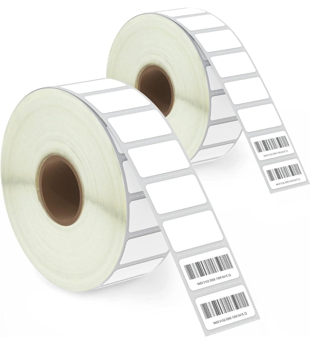 Business Stickers 1 Inch X .5 Inch, QR Code, Personalized, Logos, Thank ...