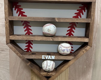 Baseball display - holds 14 balls
