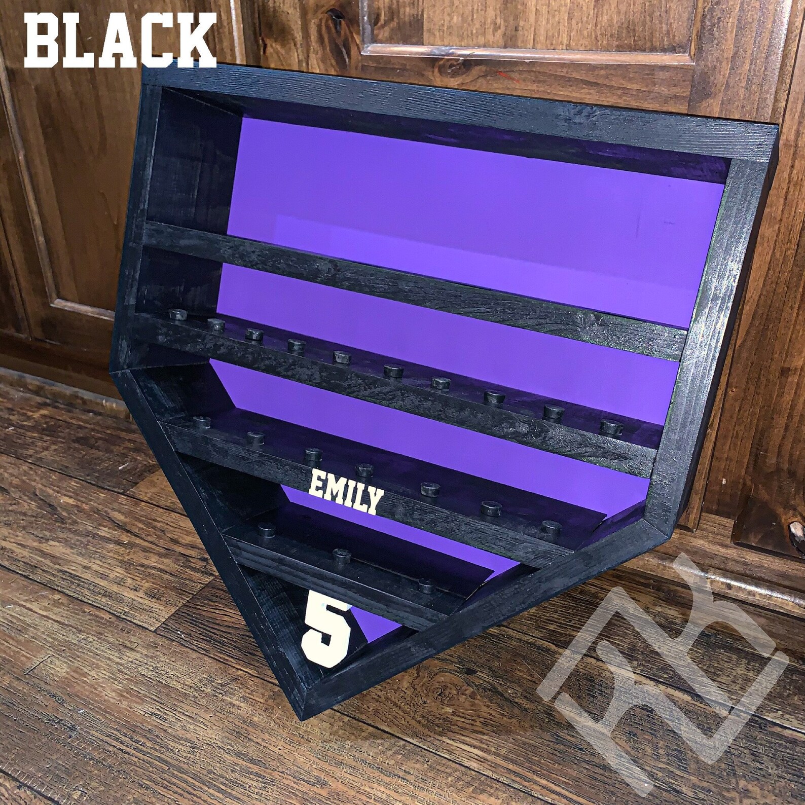 Softball and Ring Display Home Run Ball and Ring Holder Etsy